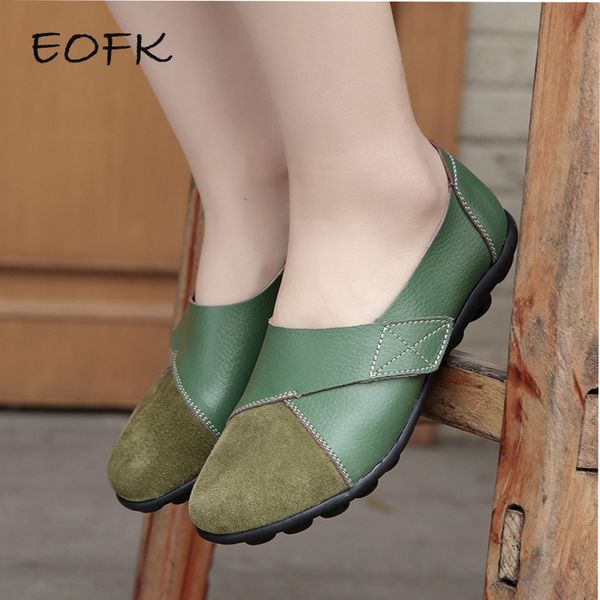 eofk women flats 2019 spring fashion comfort genuine leather flat shoes woman slip on female green emerald shoes zapatos mujer y190704, Black
eofk women flats 2019 spring fashion comfort genuine leather flat shoes woman slip on female green emerald shoes zapatos mujer y190704, Black