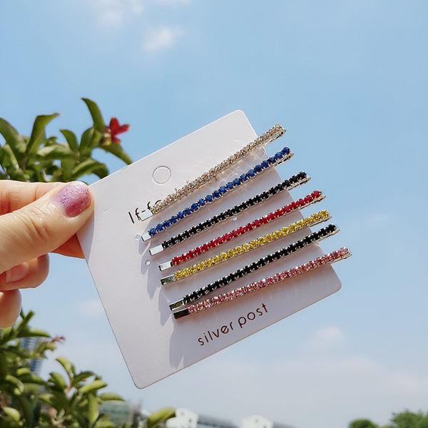 7pcs/lot korean multicolor crystal hair pin barrette spiral side hair clip pin for women girls care styling tools, Golden;white
7pcs/lot korean multicolor crystal hair pin barrette spiral side hair clip pin for women girls care styling tools, Golden;white
