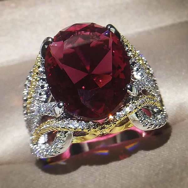 exaggerated inlaid egg-shaped red zircon women rings trendy simple engagement wedding rings with big stone jewelry anel, Golden;silver
exaggerated inlaid egg-shaped red zircon women rings trendy simple engagement wedding rings with big stone jewelry anel, Golden;silver