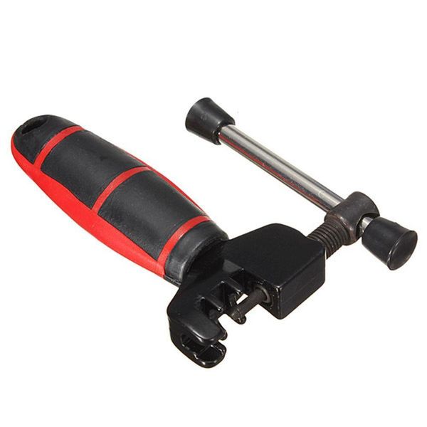 bike chain splitter breaker bicycle cycling bmx steel removal rivet tool(black+red