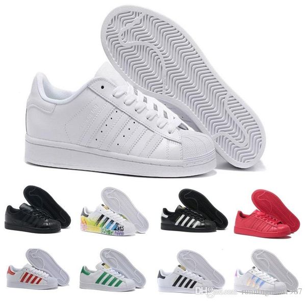 super star white hologram iridescent junior superstars 80s pride men casual designers trainers women superstars outdoor walking shoes 36-45, Black 
super star white hologram iridescent junior superstars 80s pride men casual designers trainers women superstars outdoor walking shoes 36-45, Black