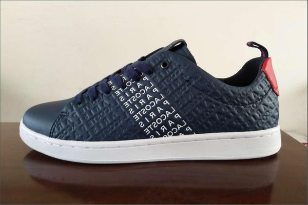 luxury men's business casual shoes classic 8 lacoste sneakers breathable leather running shoes boots women shoes 40-45, Black
luxury men's business casual shoes classic 8 lacoste sneakers breathable leather running shoes boots women shoes 40-45, Black