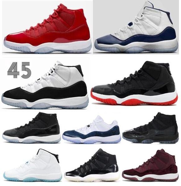 11 bred metallic silver space jam concord basketball shoes men women 11s cap and gown gym red 72-10 sneakers with box
11 bred metallic silver space jam concord basketball shoes men women 11s cap and gown gym red 72-10 sneakers with box