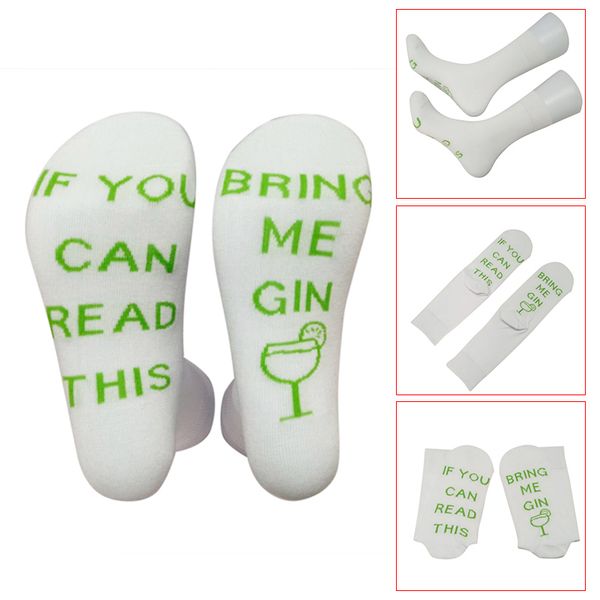 1 pair socks if you can read this bring me gin funny breathable elasticity for winter ys-buy, Black
1 pair socks if you can read this bring me gin funny breathable elasticity for winter ys-buy, Black