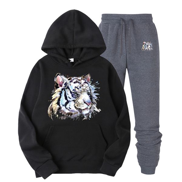 howllofty mens terno de trilha de definir roupas masculinas 2019 dos homens cabeça tigre moda hoodies set ternos person, Black
howllofty mens terno de trilha de definir roupas masculinas 2019 dos homens cabeça tigre moda hoodies set ternos person, Black