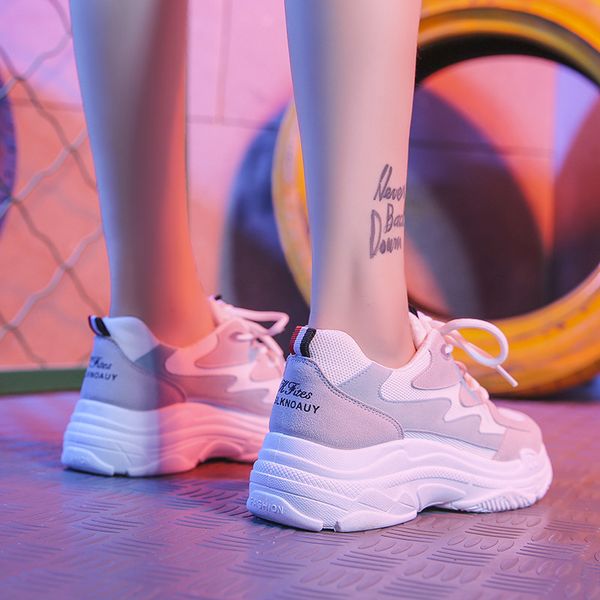 sports clunky white shoes women casual flat platform sneaker shoe ladies fashion lace up breathable non-slip shoes espadrilles, Black
sports clunky white shoes women casual flat platform sneaker shoe ladies fashion lace up breathable non-slip shoes espadrilles, Black