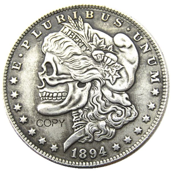 сша бродяга 1894 p / s / o моргана доллар череп зомби скелет рук вырезана посеребренное копирование монета
сша бродяга 1894 p / s / o моргана доллар череп зомби скелет рук вырезана посеребренное копирование монета