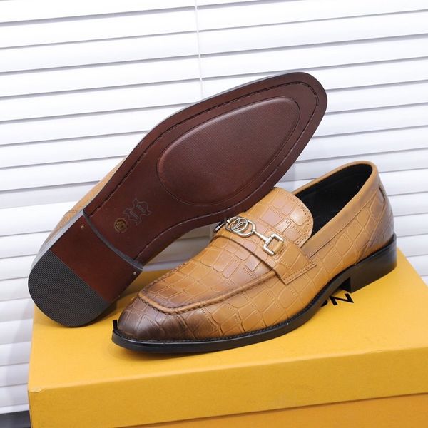 2020 new men's leather dress men's wedding party loafers, business leather shoes luxury formal shoes ing, Black
2020 new men's leather dress men's wedding party loafers, business leather shoes luxury formal shoes ing, Black