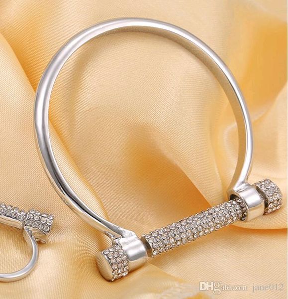 personality jewellery fashion full rhinestone cz screw d shaped designs bangle bracelet for women gift, Black
personality jewellery fashion full rhinestone cz screw d shaped designs bangle bracelet for women gift, Black
