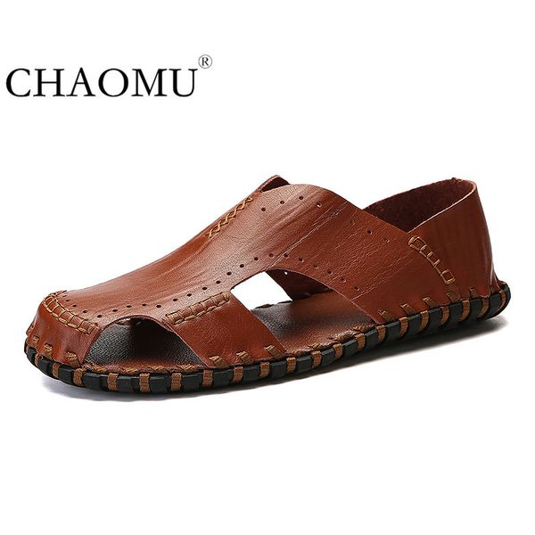 summer new men's korean sandals men's baotou casual shoes leather non-slip breathable outdoor beach shoes, Black
summer new men's korean sandals men's baotou casual shoes leather non-slip breathable outdoor beach shoes, Black