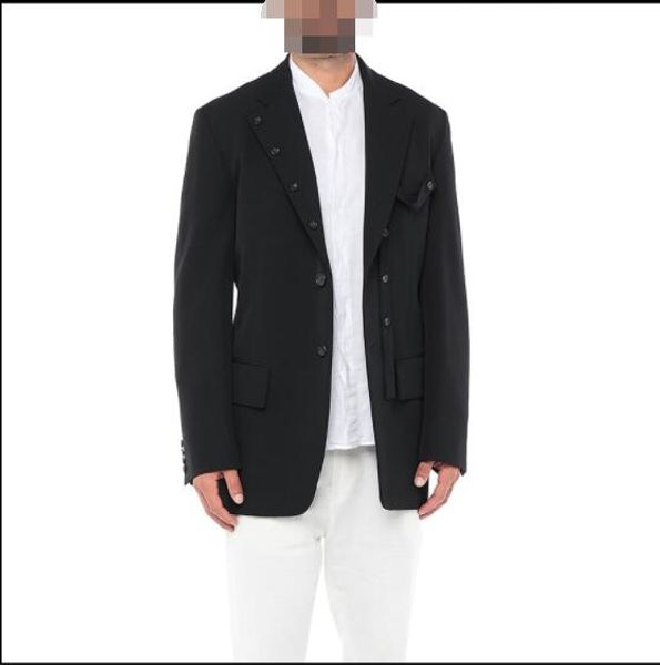 s-6xl2019 men's casual suit button loose dark department designer, White;black
s-6xl2019 men's casual suit button loose dark department designer, White;black