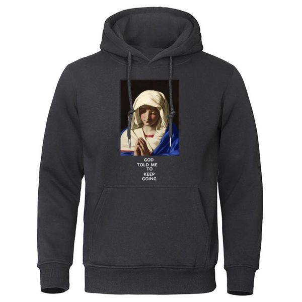 god told me pullover autumn warm sweatshirt virgin mary printed men's hoodies men fleece streetwear hip hop hoody, Black
god told me pullover autumn warm sweatshirt virgin mary printed men's hoodies men fleece streetwear hip hop hoody, Black
