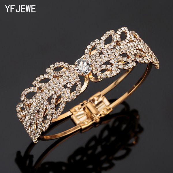 yfjewe new crystal retro texture punk bracelet women's jewelry bracelet bride wedding gift b166, Black
yfjewe new crystal retro texture punk bracelet women's jewelry bracelet bride wedding gift b166, Black