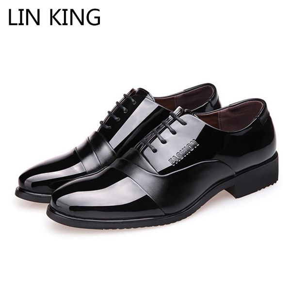 lin king black men pu leather shoes lace up business dress shoes casual oxfords male wedding party for spring autumn
lin king black men pu leather shoes lace up business dress shoes casual oxfords male wedding party for spring autumn
