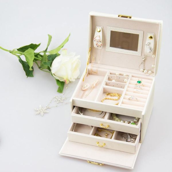 large jewelry packaging & display box clasps bracelet ring carrying cases cosmetics storage, Pink;blue
large jewelry packaging & display box clasps bracelet ring carrying cases cosmetics storage, Pink;blue