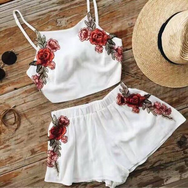 womens flower romper shorts jumpsuit summer clothes party clubwear playsuit new, White
womens flower romper shorts jumpsuit summer clothes party clubwear playsuit new, White