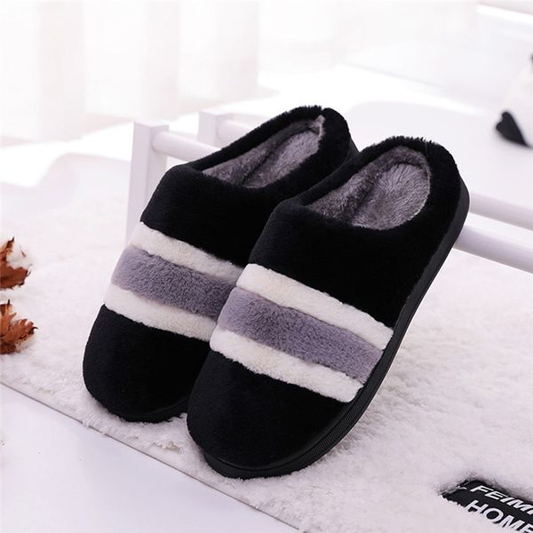 women mens couples striped flock warm non-slip floor home slippers indoor shoes anti-skid lazy home shoes drop shipping 5, Black
women mens couples striped flock warm non-slip floor home slippers indoor shoes anti-skid lazy home shoes drop shipping 5, Black