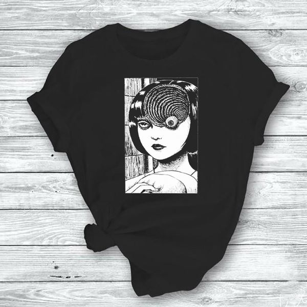 junji ito uzumaki печатные футболки женщины мужчины повседневная тонкая футболка с коротким рукавом kawaii 90s аниме топы, White
junji ito uzumaki печатные футболки женщины мужчины повседневная тонкая футболка с коротким рукавом kawaii 90s аниме топы, White