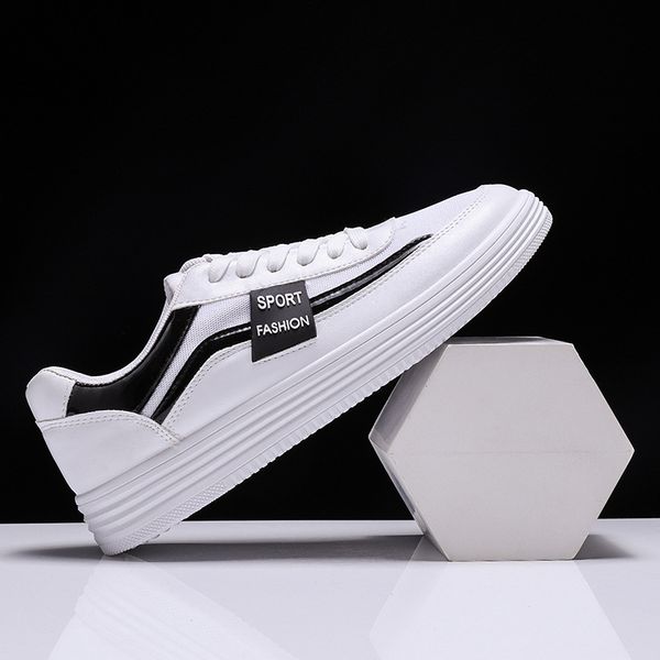 2019 trendy men vulcanized casual shoes flat fashion sneakers man shoes comfortable lightweight youth trend male u5-12, Black
2019 trendy men vulcanized casual shoes flat fashion sneakers man shoes comfortable lightweight youth trend male u5-12, Black