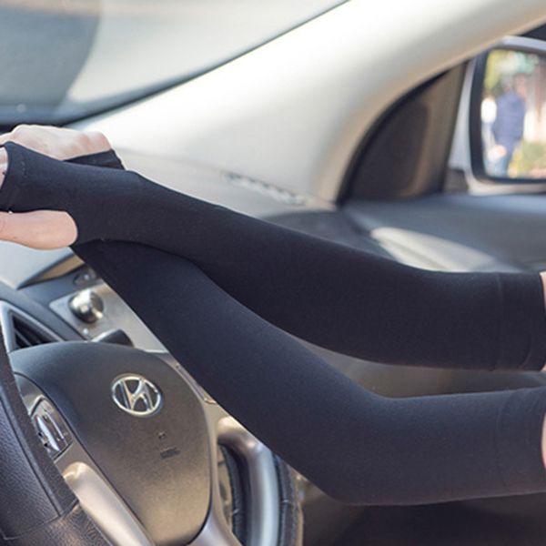 long gloves sun uv protection hand protector cover arm sleeves ice silk sunscreen sleeves outdoor arm warmer half finger sleeves, Silver
long gloves sun uv protection hand protector cover arm sleeves ice silk sunscreen sleeves outdoor arm warmer half finger sleeves, Silver