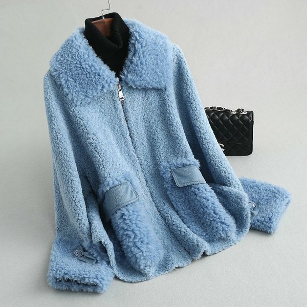 100% wool jacket autumn winter coat women clothes 2020 korean real fur coat women suede lining abrigo mujer kqn59395, Black
100% wool jacket autumn winter coat women clothes 2020 korean real fur coat women suede lining abrigo mujer kqn59395, Black
