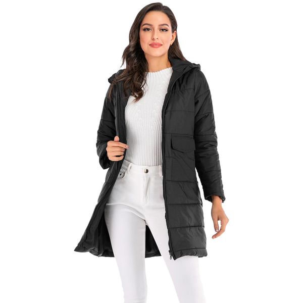 ostrich winter new fashion women's casual long sleeve pocket zipper slim body warm coat, Black
ostrich winter new fashion women's casual long sleeve pocket zipper slim body warm coat, Black