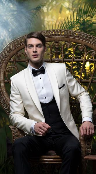 latest design beige jacket black pants men wedding suits slim fit 3 piece tuxedo groom style suit custom prom blazer masculino, White;black
latest design beige jacket black pants men wedding suits slim fit 3 piece tuxedo groom style suit custom prom blazer masculino, White;black