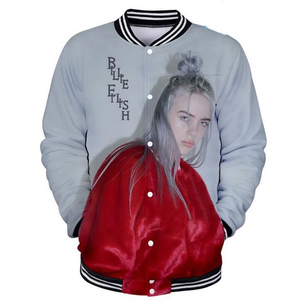 billie eilish 3d print college baseball jacket moletom feminino streetwear hip hop harajuku sweatshirts hoodies women outerwear, Black
billie eilish 3d print college baseball jacket moletom feminino streetwear hip hop harajuku sweatshirts hoodies women outerwear, Black