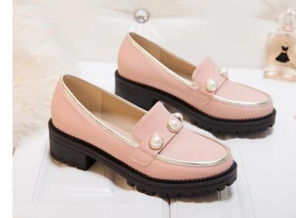 women's shoes in spring and autumn coarse heel waterproof table round head @206, Black
women's shoes in spring and autumn coarse heel waterproof table round head @206, Black