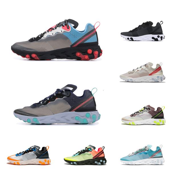 designer running shoes react element 87 men women sport sneakers black red neptune green royal tint green mist trainers 36-45
designer running shoes react element 87 men women sport sneakers black red neptune green royal tint green mist trainers 36-45