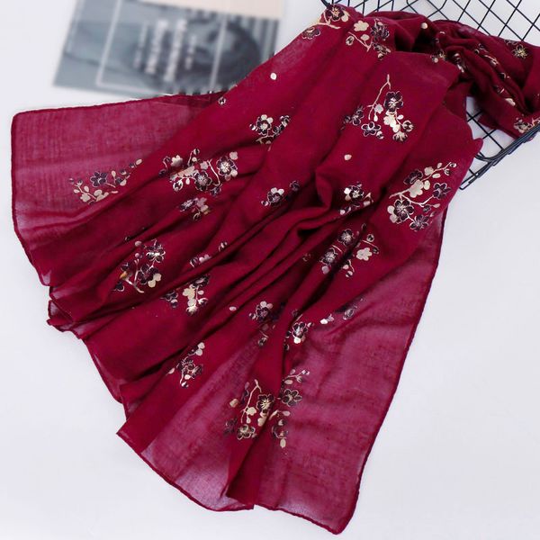 ew euro-american style gold stamping dense cotton long towel cotton yarn flower thin female shawl vs143, Blue;gray
ew euro-american style gold stamping dense cotton long towel cotton yarn flower thin female shawl vs143, Blue;gray