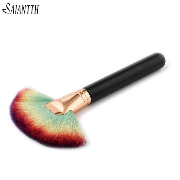 saiantth rainbow color single makeup brushes beauty tool fan-shaped foundation brush round powder brush high-end wooden handle
saiantth rainbow color single makeup brushes beauty tool fan-shaped foundation brush round powder brush high-end wooden handle