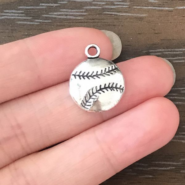 diy charm bohemian sport baseball charm antique silver tone baseball pendant for bracelet necklace earrings bookmark zipper pull jewelry, Bronze;silver
diy charm bohemian sport baseball charm antique silver tone baseball pendant for bracelet necklace earrings bookmark zipper pull jewelry, Bronze;silver