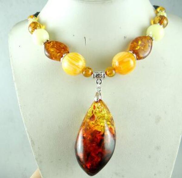 natural stone quartz crystal precious modernist teardrop golden honey pressed ambers necklace jewelry making necklace s1, Silver
natural stone quartz crystal precious modernist teardrop golden honey pressed ambers necklace jewelry making necklace s1, Silver
