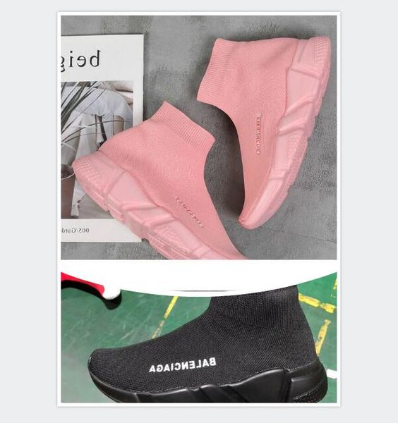 new 2020 shoes socks platform speed trainer casual of triple red bule white flat mens womens sports sneakers fashion size 36-45, Black
new 2020 shoes socks platform speed trainer casual of triple red bule white flat mens womens sports sneakers fashion size 36-45, Black