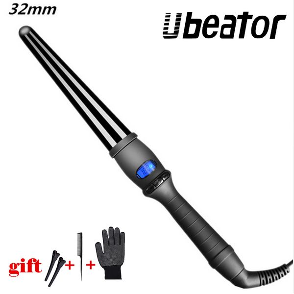 lcd display hair curler conical curling iron single tube ceramic glaze pear flower cone electric hair curly 19mm 25mm 32mm
lcd display hair curler conical curling iron single tube ceramic glaze pear flower cone electric hair curly 19mm 25mm 32mm