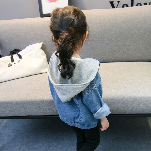 2018 kids denim jacket girls jean coat clothing fashion causal girls children outerwear cowboy toddler hooded cardigan, Blue;gray
2018 kids denim jacket girls jean coat clothing fashion causal girls children outerwear cowboy toddler hooded cardigan, Blue;gray