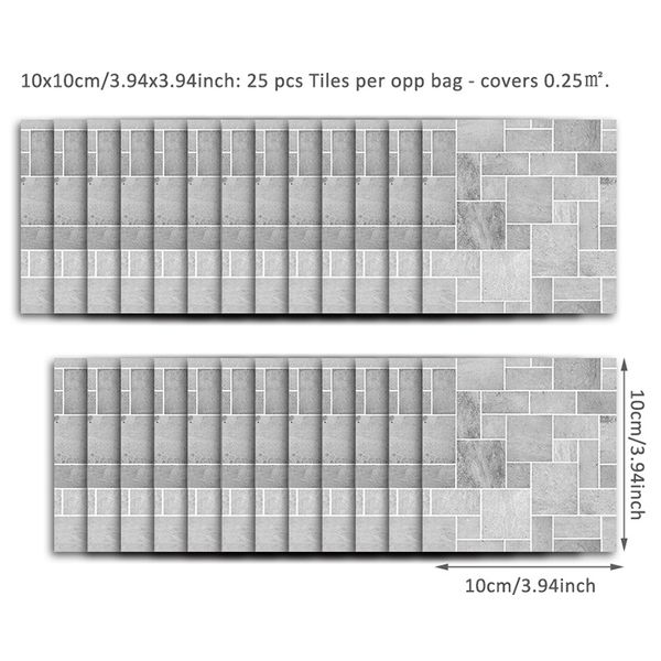 25pcs waterproof tile wall sticker home furniture and diy decor for bedroom kitchen bathroom mirror decals display
25pcs waterproof tile wall sticker home furniture and diy decor for bedroom kitchen bathroom mirror decals display