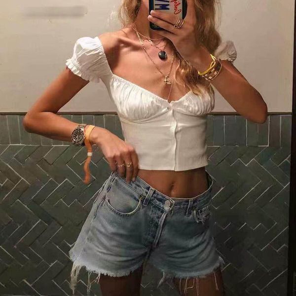 summer for women blouses white crop puff sleeve blouse women shirts ruffle streetwear korean fashion clothing
summer for women blouses white crop puff sleeve blouse women shirts ruffle streetwear korean fashion clothing