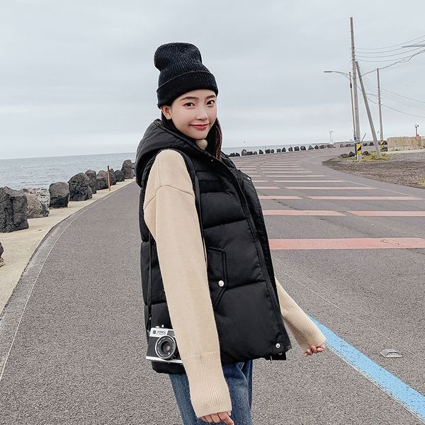 women's vests back season vest woman short paragraph show thin self-cultivation 2021 thickening keep warm student ins, Black;white
women's vests back season vest woman short paragraph show thin self-cultivation 2021 thickening keep warm student ins, Black;white