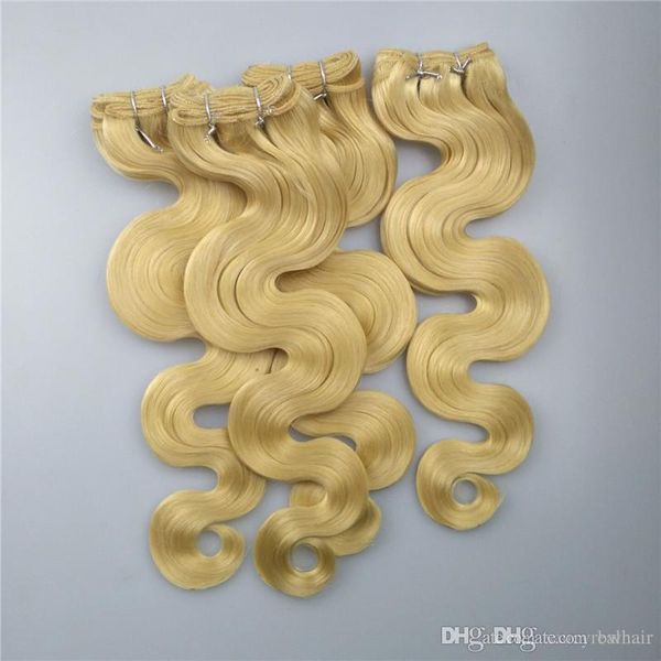 613 # русский блондинку с virgin hair 3 связки топ человеческих волос free расчесывания линять, Black
613 # русский блондинку с virgin hair 3 связки топ человеческих волос free расчесывания линять, Black