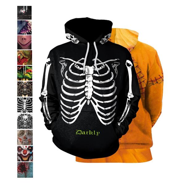 halloween 3d printing hooded couple fashion horror 3d printing casual youth street brand hip hop high street fashion sweatshirt, Black
halloween 3d printing hooded couple fashion horror 3d printing casual youth street brand hip hop high street fashion sweatshirt, Black