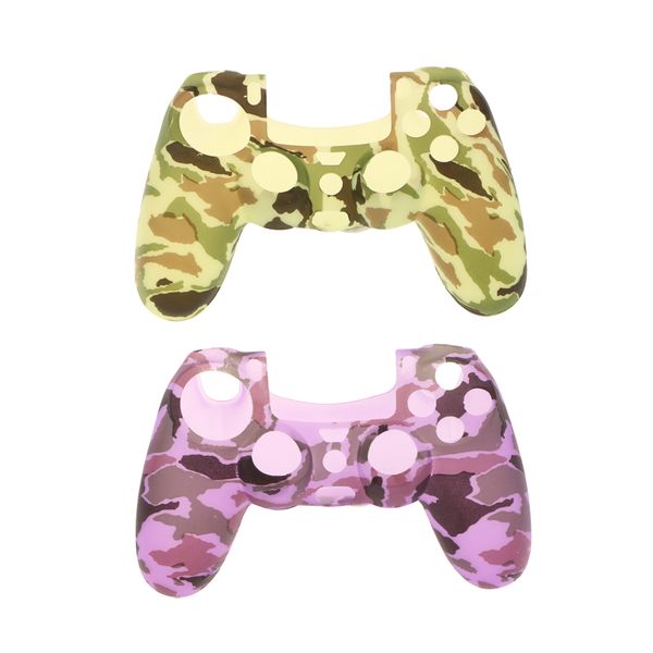 2pcs soft silicone skin cover case for playstation 4 controller