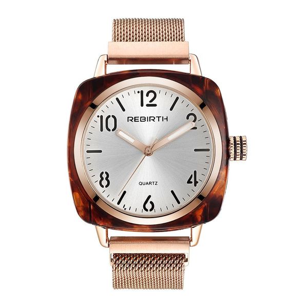 hobbylane women rebirth waterproof quartz watch with stainless steel strap roman numeral indicators, Slivery;brown
hobbylane women rebirth waterproof quartz watch with stainless steel strap roman numeral indicators, Slivery;brown