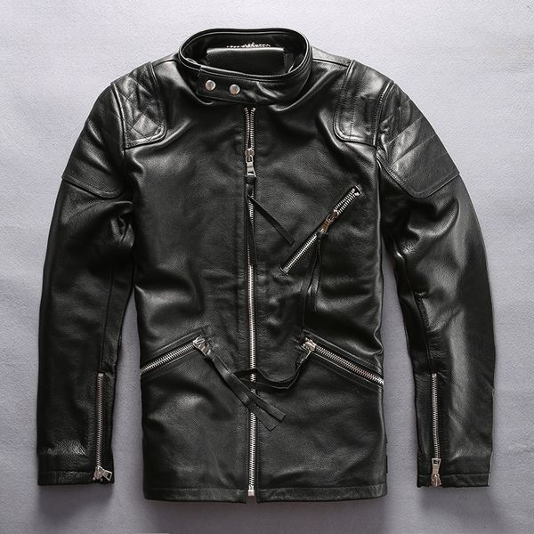men's leather & faux genuien motorcycle black men fashion korea style biker jacket with pockets arrival
men's leather & faux genuien motorcycle black men fashion korea style biker jacket with pockets arrival