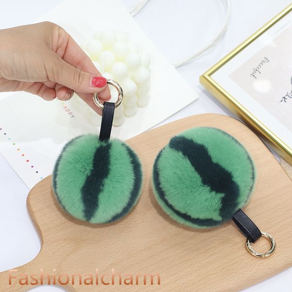 cute real genuine rabbit/rex fur watermelon pompom bag charm keychain pendant car phone keyring gift, Silver
cute real genuine rabbit/rex fur watermelon pompom bag charm keychain pendant car phone keyring gift, Silver