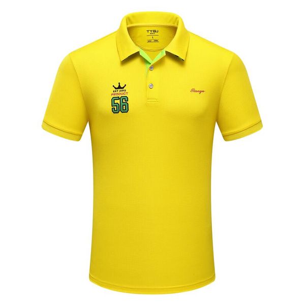 2019 spring and summer golf apparel men's button lapel short-sleeved t-shirt slim breathable quick-drying sports golf shirt top, Black;blue
2019 spring and summer golf apparel men's button lapel short-sleeved t-shirt slim breathable quick-drying sports golf shirt top, Black;blue
