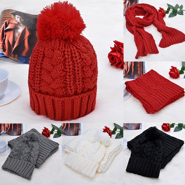 casual solid knitted hat scarf set for women winter keep warm beanie fashion cotton pompom cuffs bonnet femme kids outwear, Blue;gray
casual solid knitted hat scarf set for women winter keep warm beanie fashion cotton pompom cuffs bonnet femme kids outwear, Blue;gray