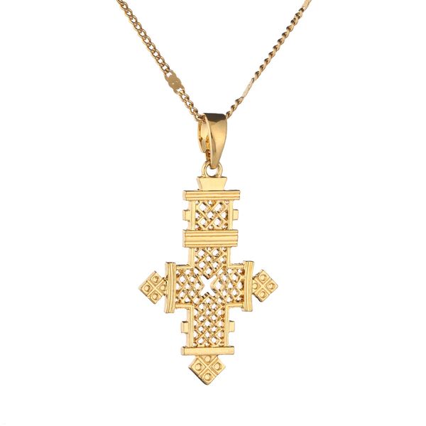 24k gold color african cross pendant necklace ethiopian women trendy cross jewelry gifts, Silver
24k gold color african cross pendant necklace ethiopian women trendy cross jewelry gifts, Silver