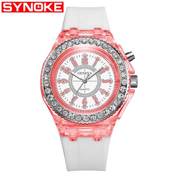 led sport watches geneva colorful luminous women children quartz watch ladies silicone strap wristwatches clock glowing relojes mujer, Slivery;brown
led sport watches geneva colorful luminous women children quartz watch ladies silicone strap wristwatches clock glowing relojes mujer, Slivery;brown